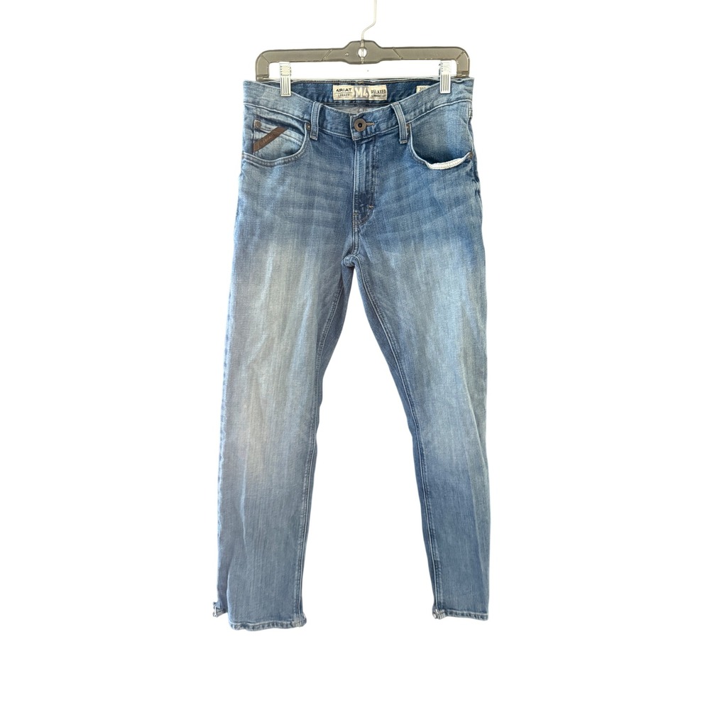 Ariat M4 Relaxed Straight Leg Jeans Mens 30x32 Blue Legacy Medium Wash Denim